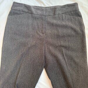 Rafaella Dress Pants – Petite 6 – Brown Textured Stretch